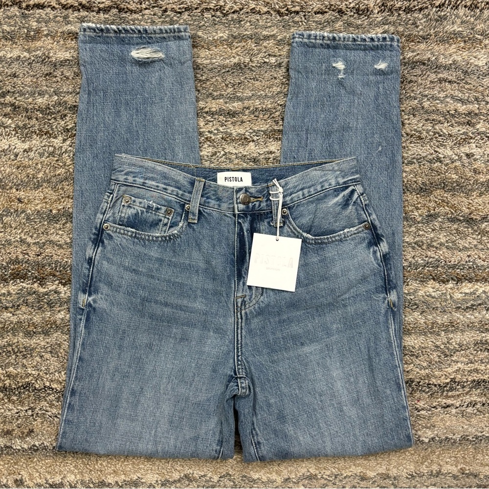 Pistola Presley High Rise Relaxed Roller Jeans Sz 25 NWT | Pistola Relaxed Jean-
